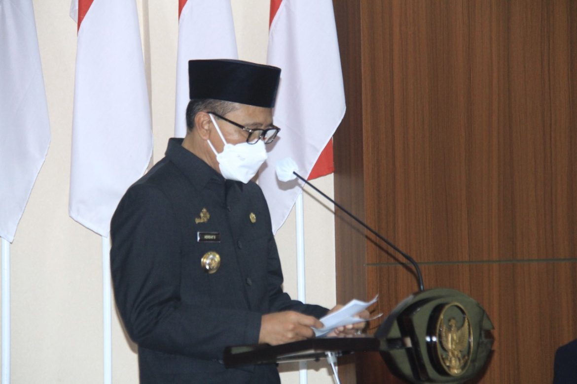 Bupati Herdiat Lantik dan Ambil Sumpah Jabatan Inspektur Kabupaten Ciamis