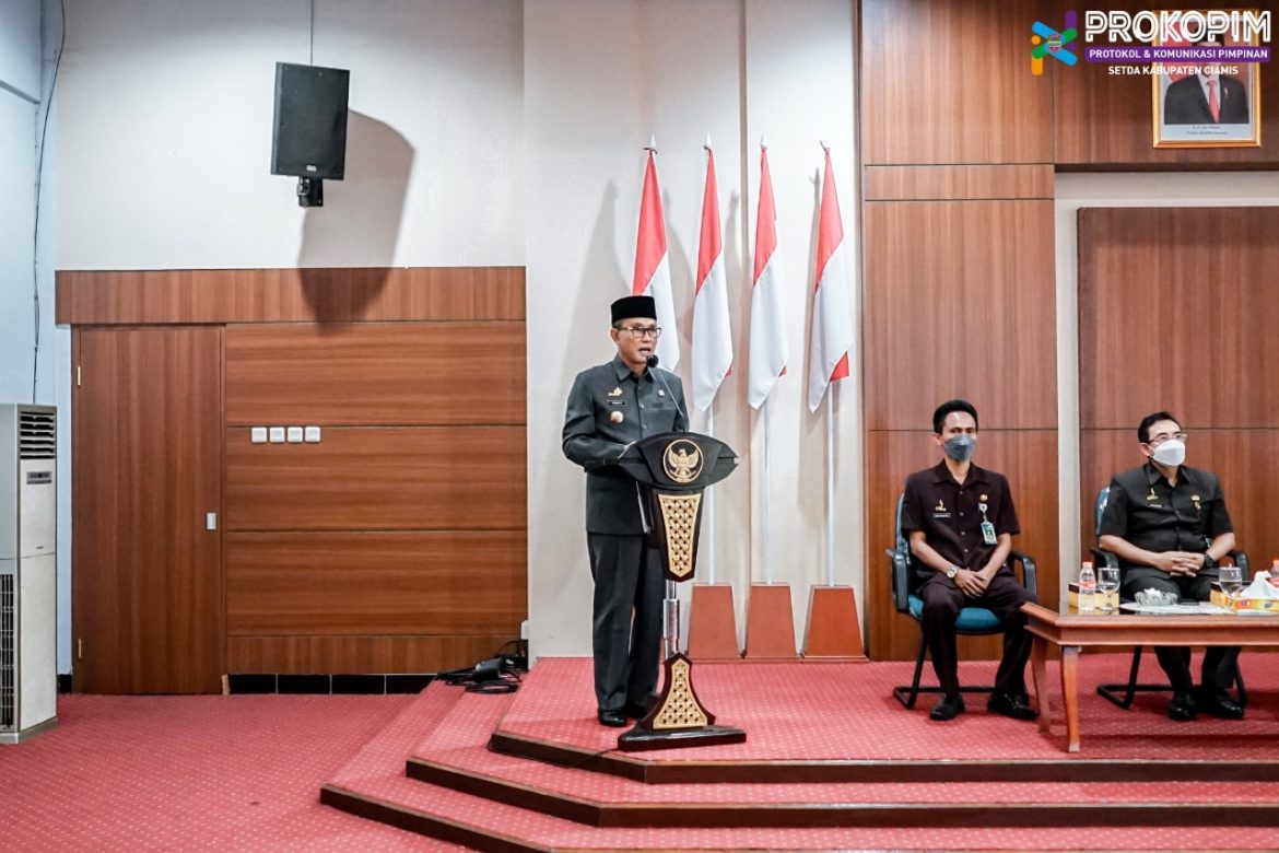 Bupati Ciamis Sampaikan Penjelasan Raperda Perubahan APBD Tahun 2021