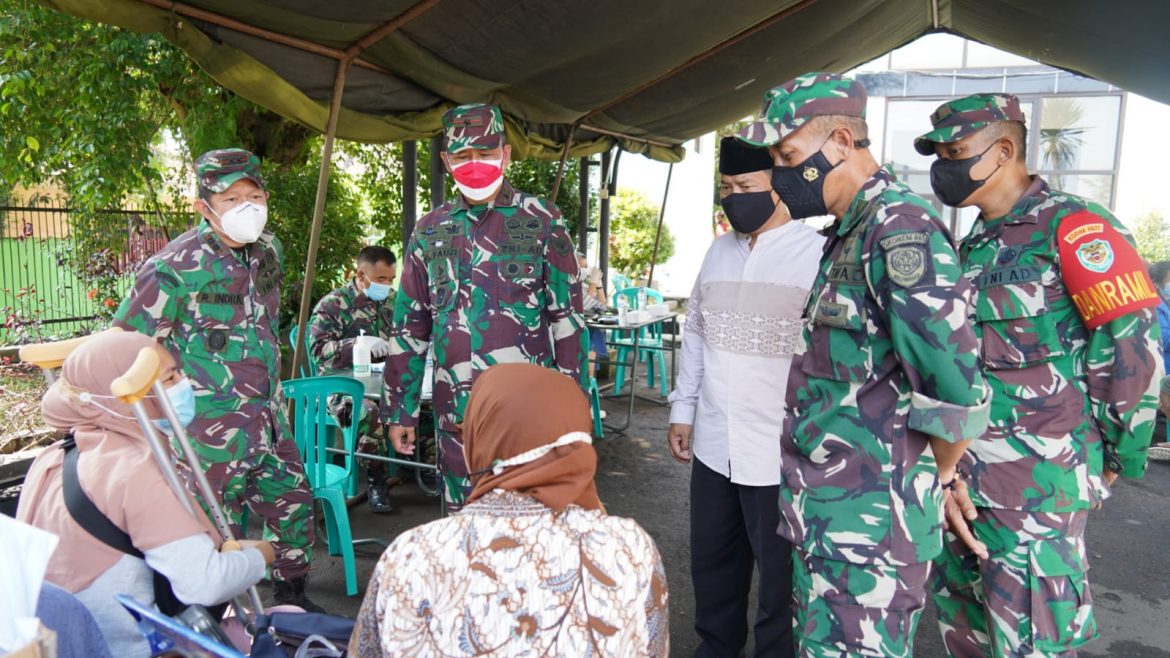Serbuan Vaksinasi Gelaran Korem 061/Sk Capai 600.125 orang tervaksin