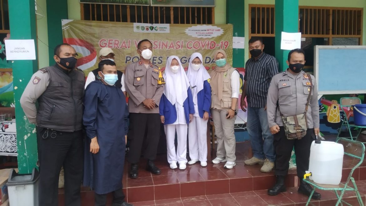 Kapolsek Cijeruk Pimpin Langsung Gelaran vaksinasi Presisi, Rambah Masyarakat di wilayah Pelosok Desa Warung Menteng