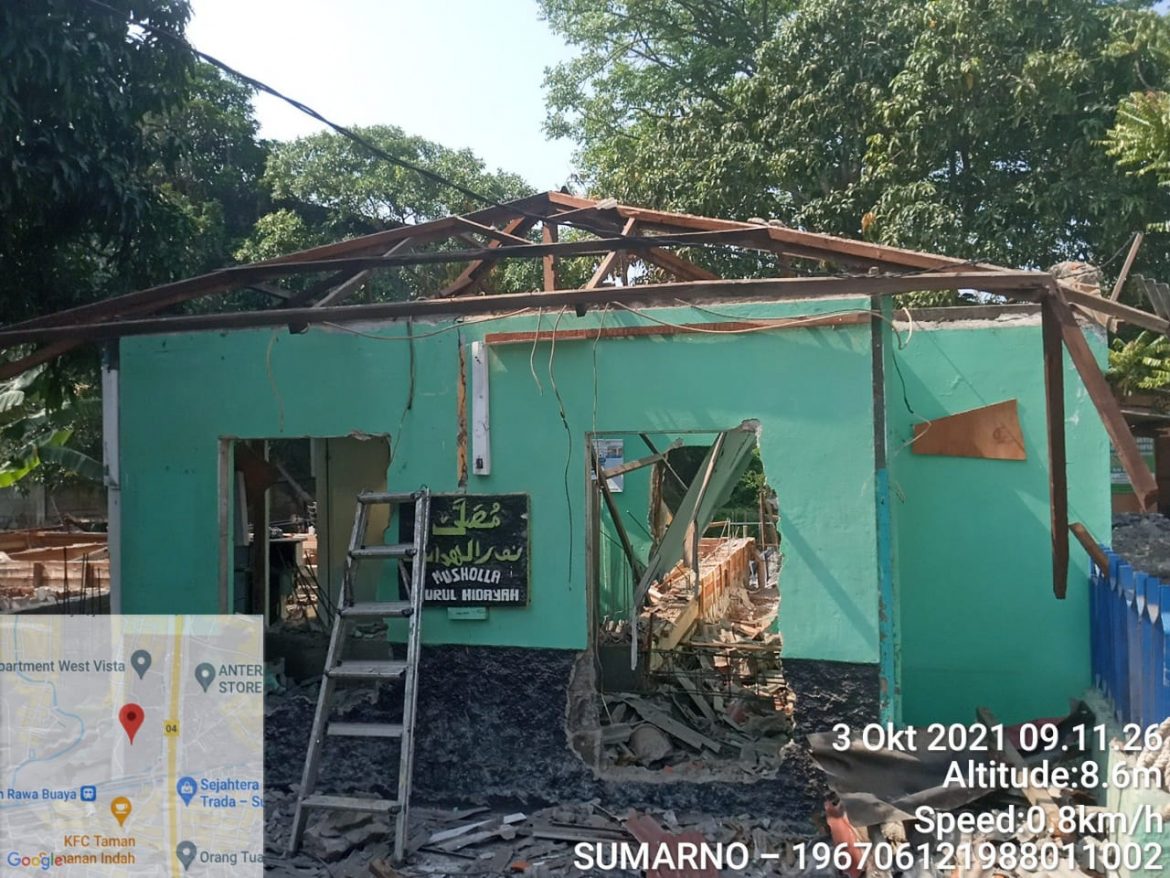 Kasiops Perhubungan Jakbar Ucapkan Terimakasih kepada Donatur dan Para Rekan Media Serta Warga yang Telah Memberikan Kontribusi Atas Renovasi Musholla