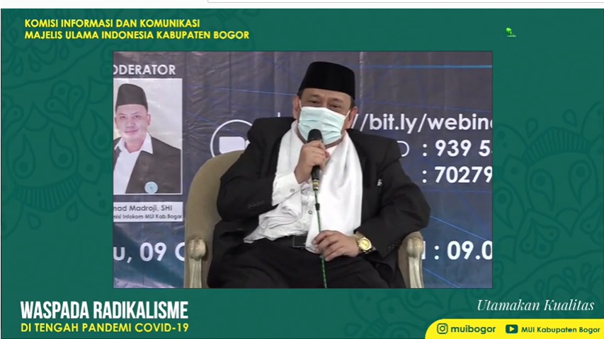 MUI Kabupaten Bogor Gelar Webinar Waspada Radikalisme