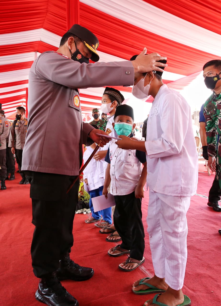 Silahturahmi Dengan PCNU Banyuwangi, Kapolri Ajak Perkuat Penanganan Covid-19