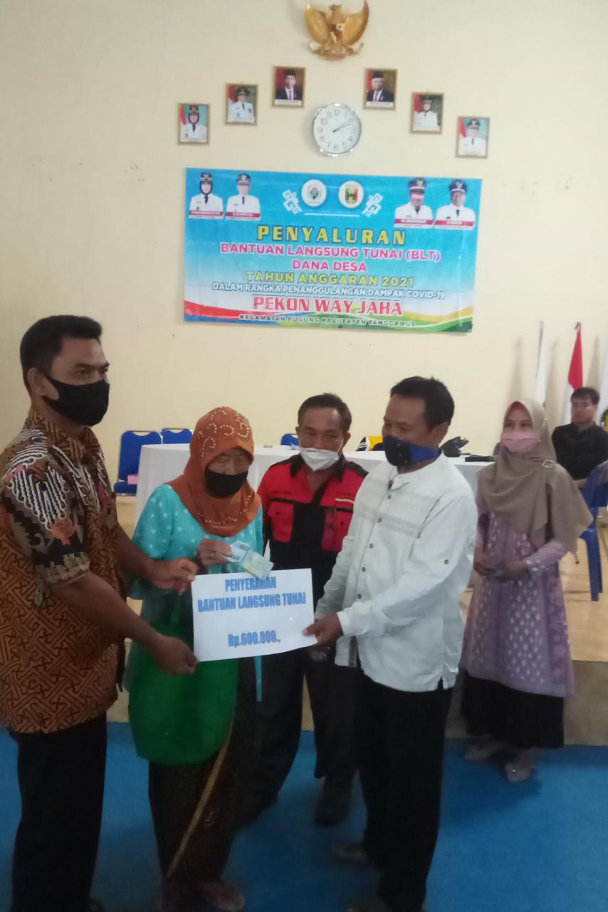 Penyaluran Bantuan Langsung Tunai Dana Desa (BLT.DD ) Tahun angaran 2021.&nbsp; &nbsp;