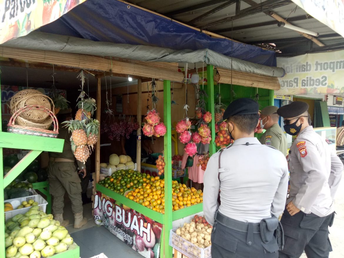 Sat Samapta Polres Ciamis Polda Jabar Laksanakan Ops Yustisi dalam Rangka Pengawasan Penerapan PPKM Level 3