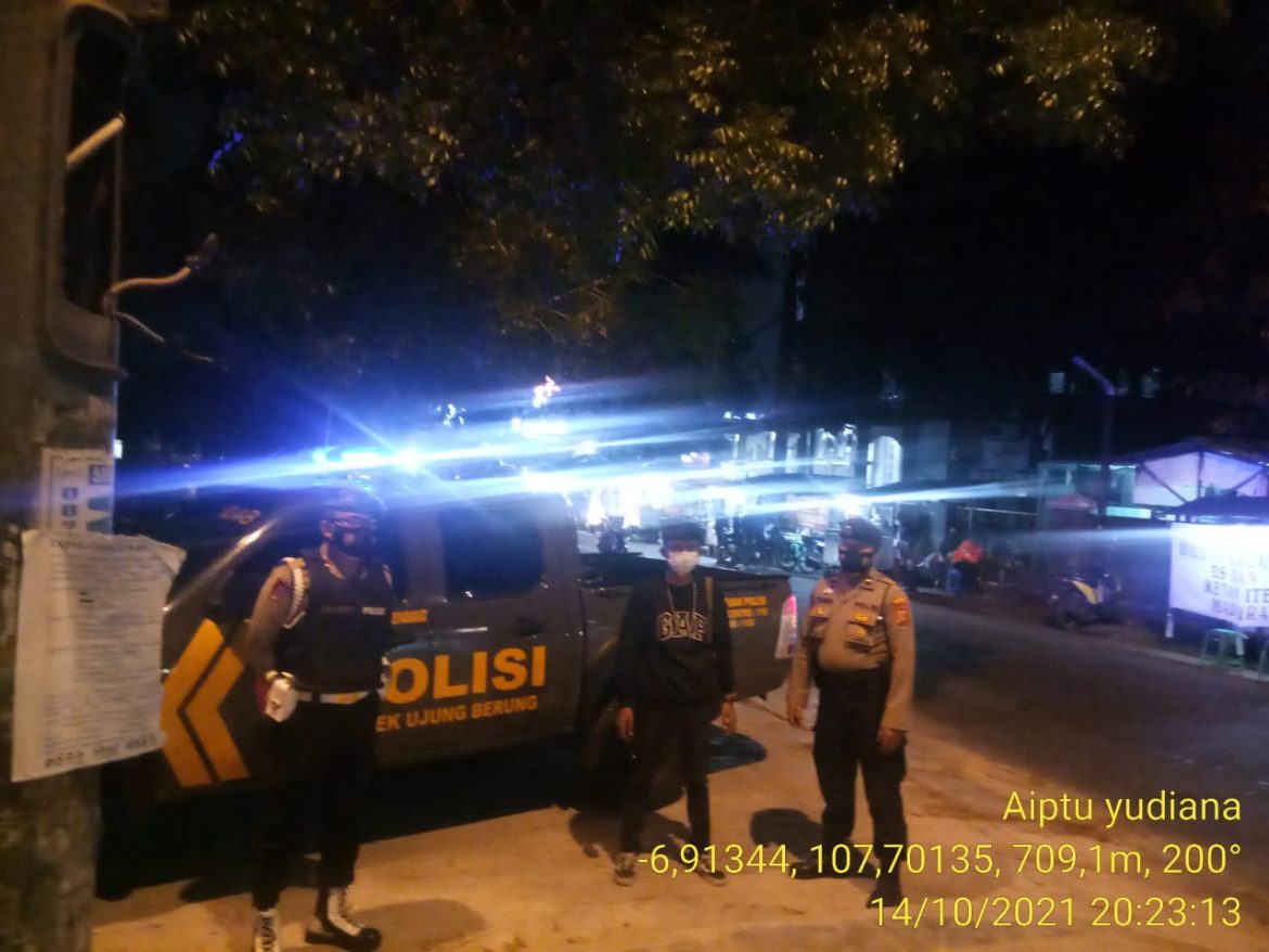 Patroli QR Sabhara Polsek Ujungberung, Protap Malam Hari Bandung Lautan Biru