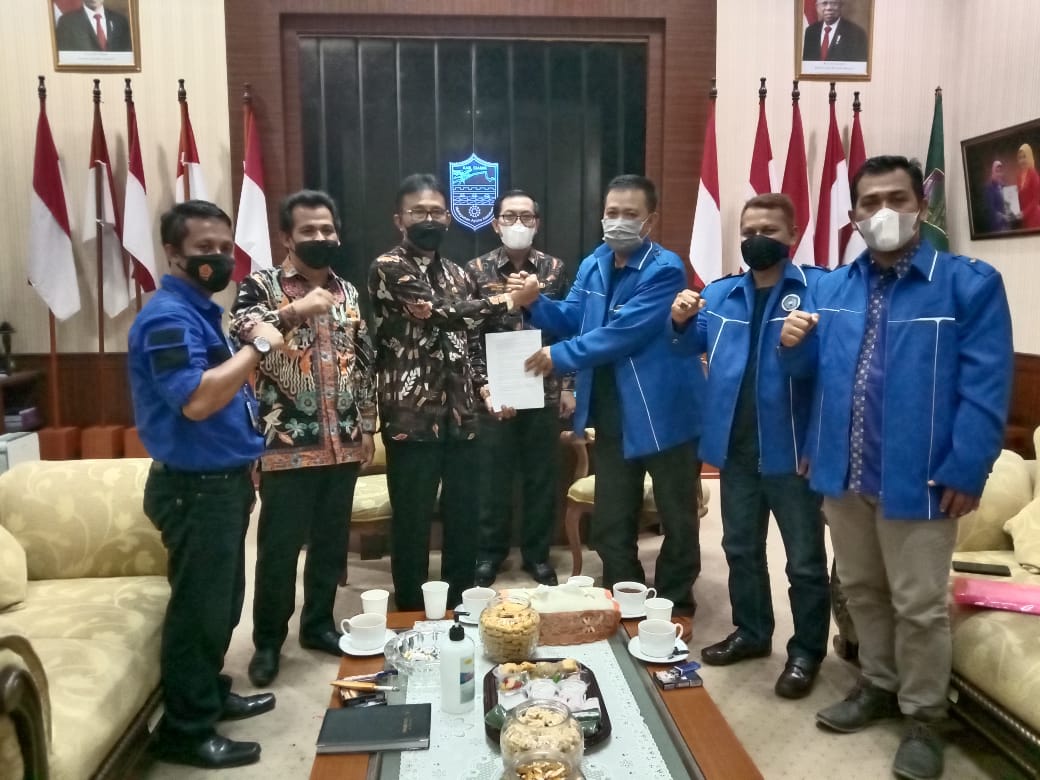 Bupati Herdiat Terima Silaturahmi DPC IPJI Ciamis