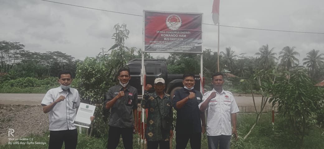 Kesbangpol Musi Banyuasin Lakukan Kunjungan Kerja ke Ormas Komando HAM