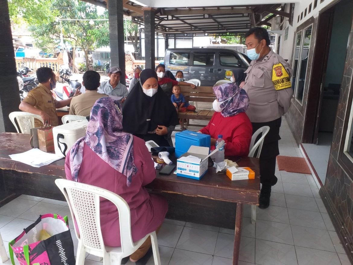 Monitoring Vaksinasi, Polisi Himbau Terapkan Prokes