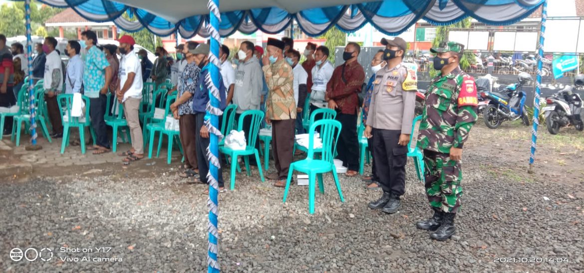 Kapolsek Sukorejo Pimpin Pengamanan Reses Anggota DPRI RI Komisi IX Drs Fadholi