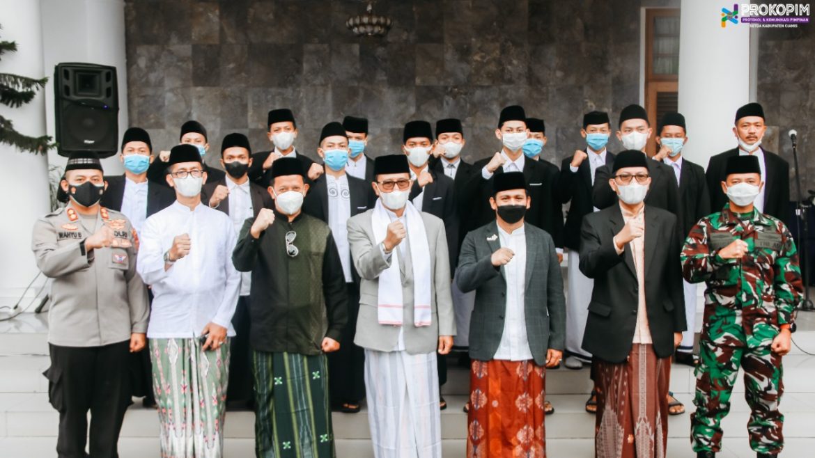 Bupati Ciamis Pimpin Upacara Peringatan Hari Santri Nasional 2021