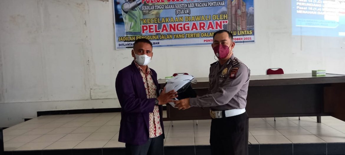 Ditlantas Polda Kalbar Gandeng Jasa Raharja Edukasi Mahasiswa Tentang Keselamatan Berlalulintas