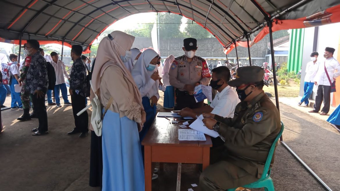 Akselerasi Vaksinasi Polsek Jonggol, 1.870 orang tervaksin