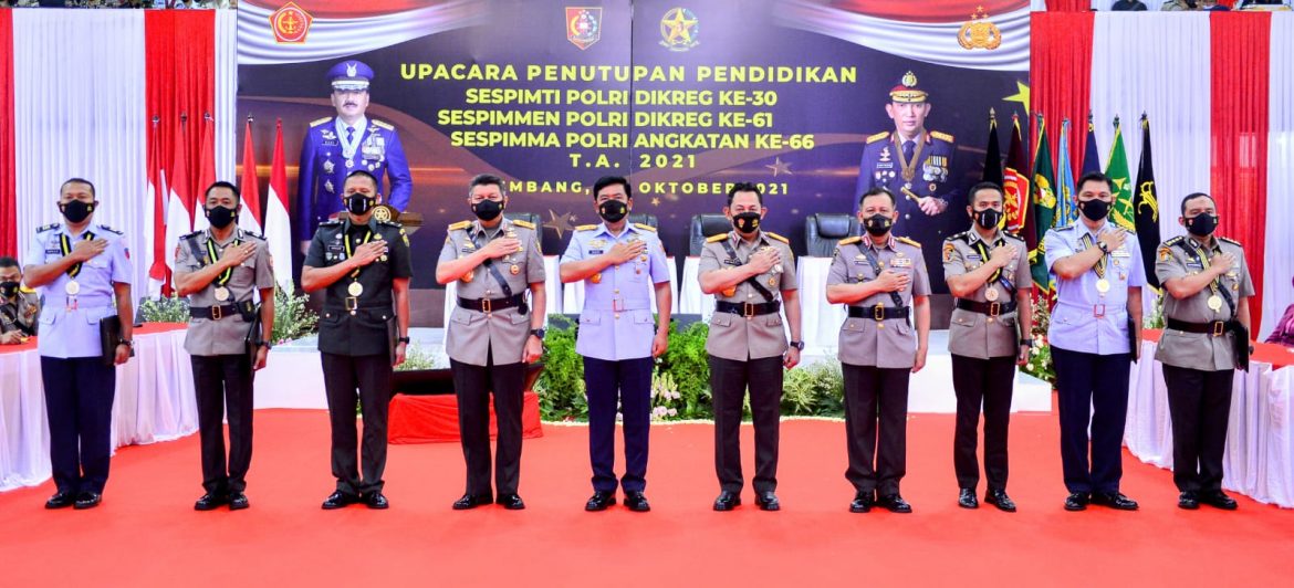 Tutup Sespimti Polri Dikreg ke-30, Kapolri: Jadilah Pemimpin Yang Layani Warga Dan Anggota