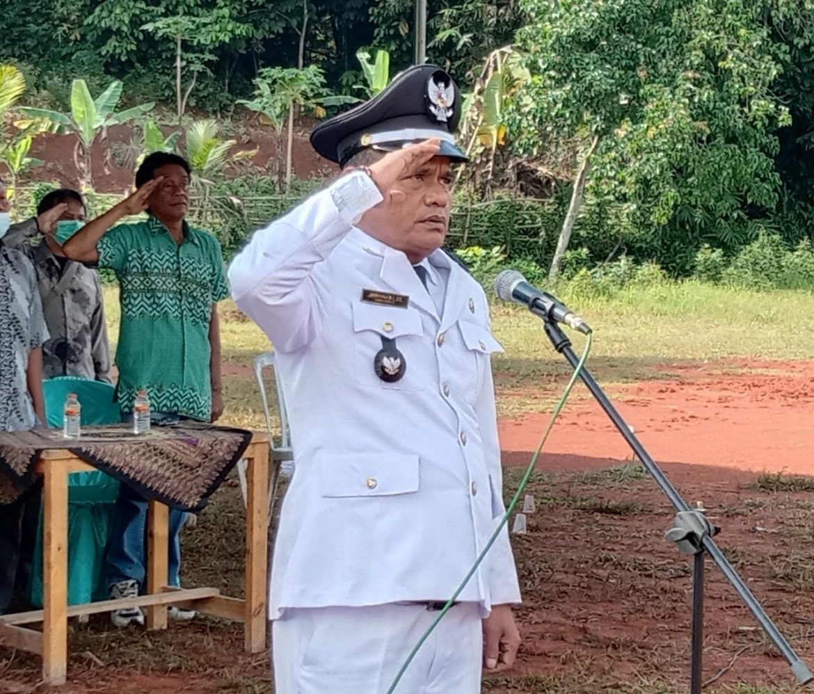 Pemdes Dayeuh Gelar Upacara Sumpah Pemuda yang ke-93 TA 2021 di Lapangan Terbuka Desa Dayeuh Kecamatan Cileungsi – Bogor