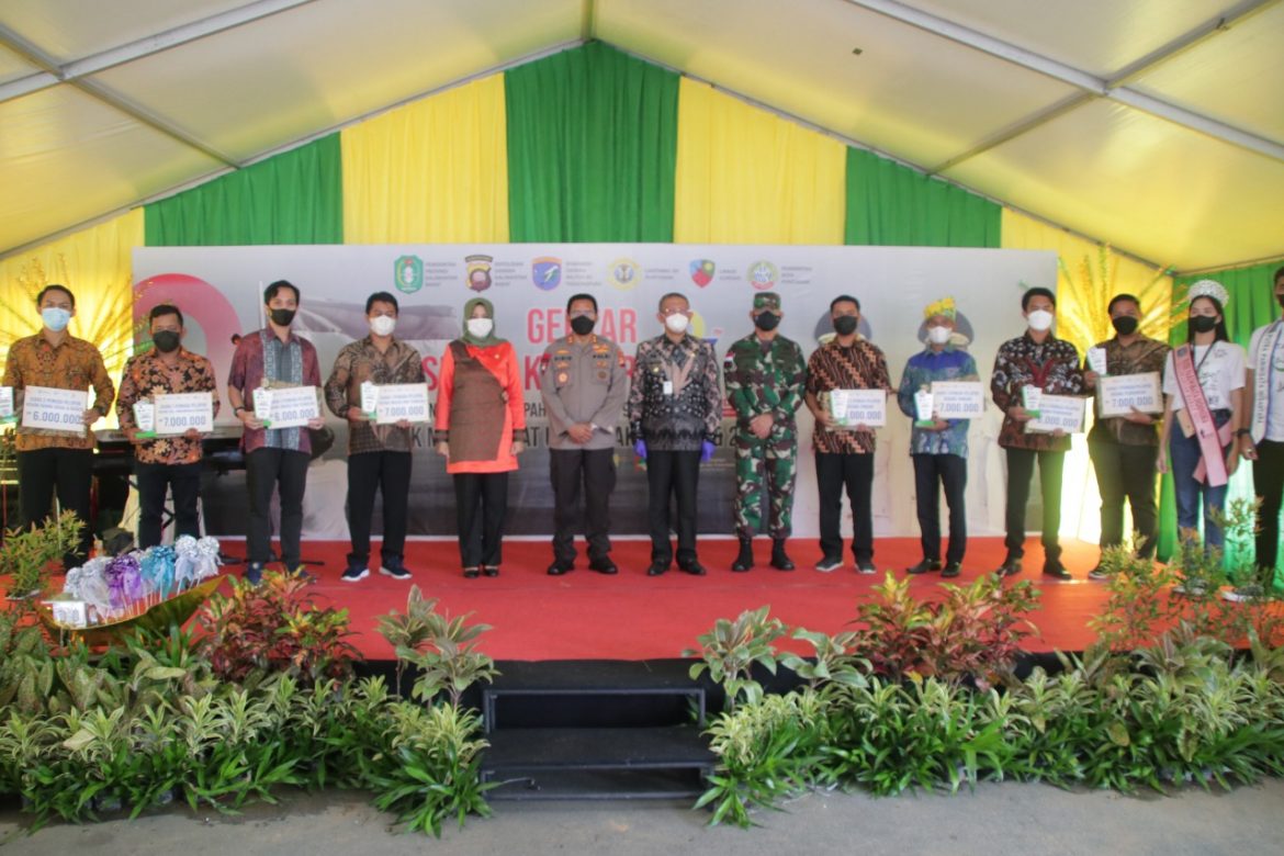 Gebyar Vaksinasi di SSA Pontianak, Gubernur: Terimakasih Jajaran Polda dan Kodam