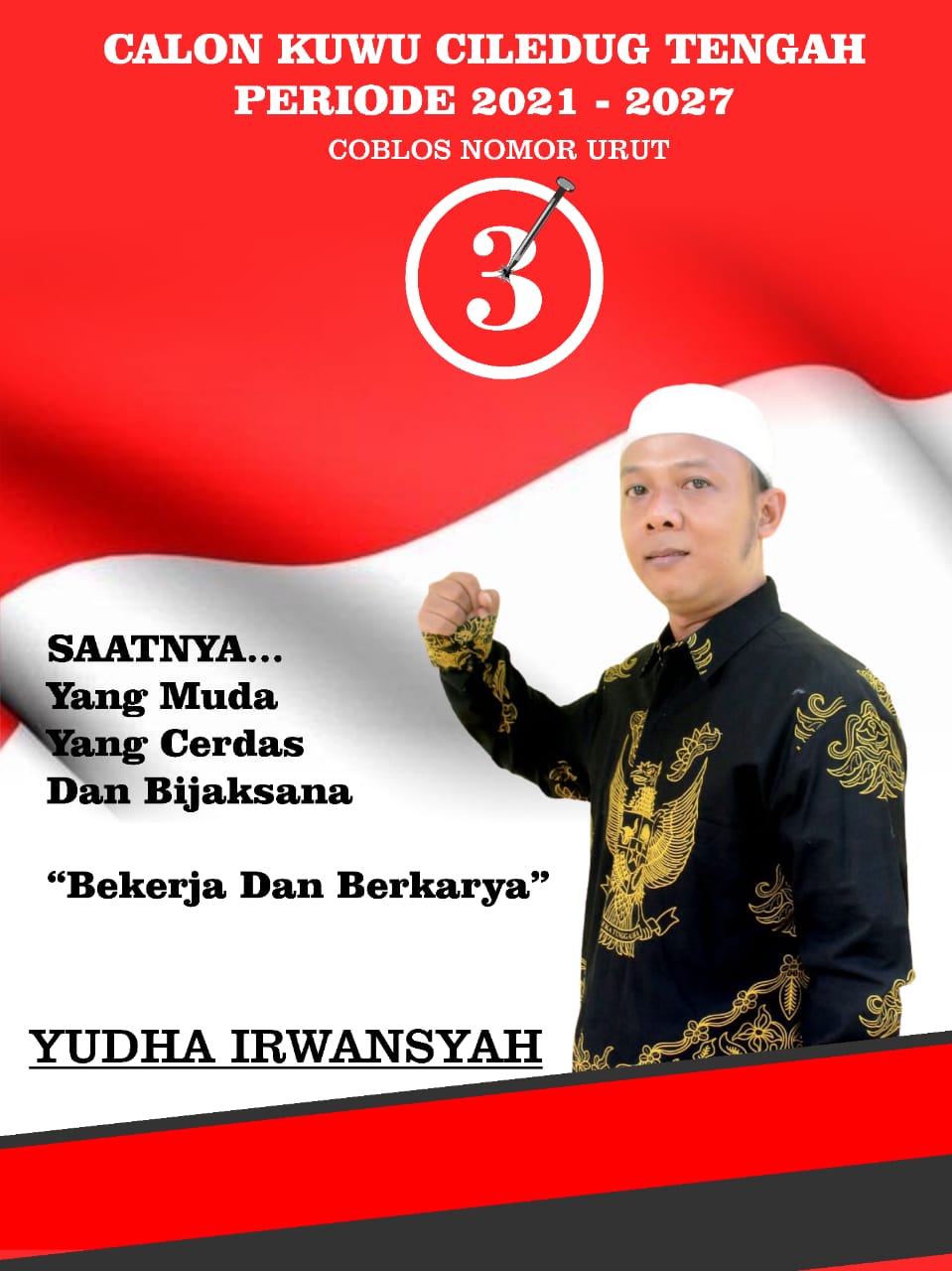 Calon Kuwu Ciledug Tengah Yudha Irwansyah Periode 2021 – 2027 Prioritaskan Penguatan Lembaga Desa Untuk Kesejahteraan Masyarakat