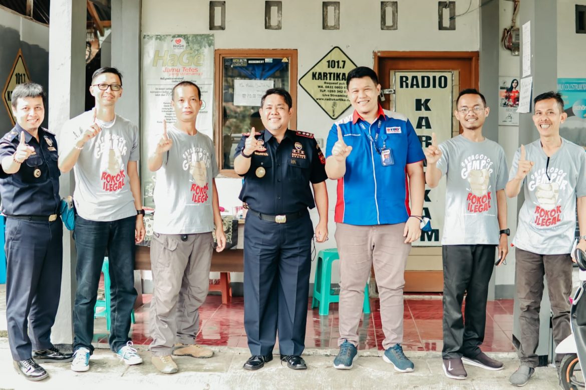 Sapagodos Gempur Rokok Ilegal, Pemkab Ciamis dan Bea Cukai Tasikmalaya Gelar Road Show di Radio