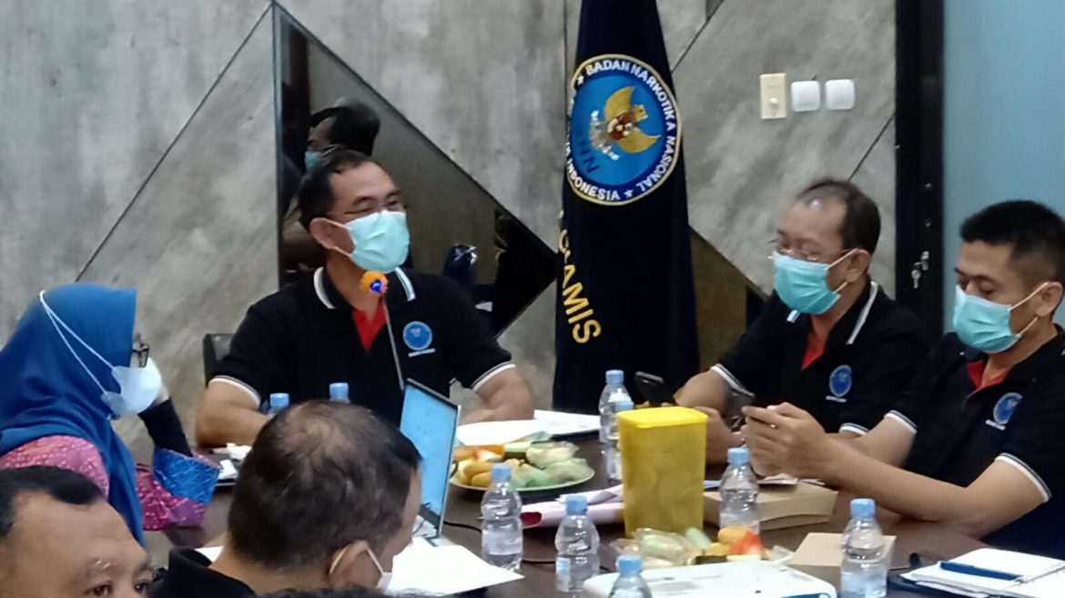 Terkait Rencana Aksi Daerah (RAD) P4GN, Badan Kesbangpol dan BNN Kabupaten Ciamis Gelar Rapat Fasilitasi P4GN