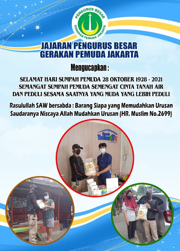 Dalam Rangka Menyambut Hari Sumpah Pemuda, Gerakan Pemuda Jakarta Menggelar Jumat Berbagi