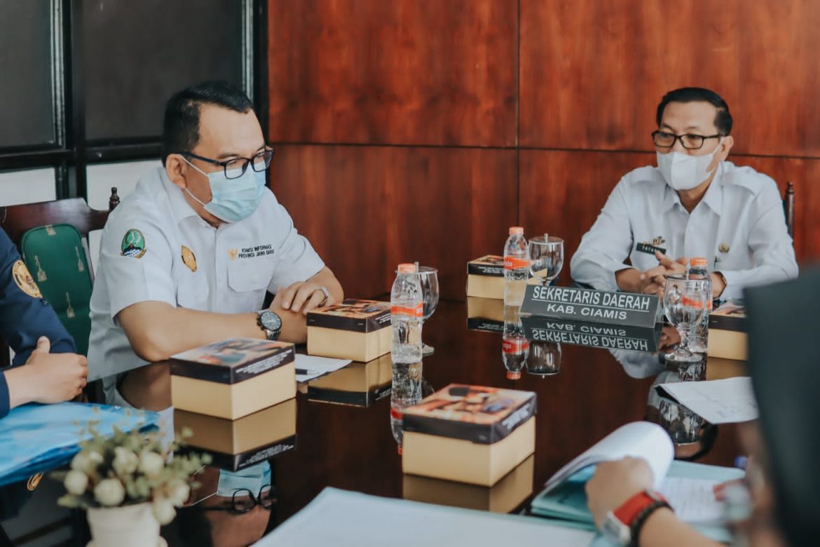 Terima Kunjungan Komisi Imformasi Jabar, Sekda Optimis Kabupaten Ciamis Jadi Kabupaten yang Informatif