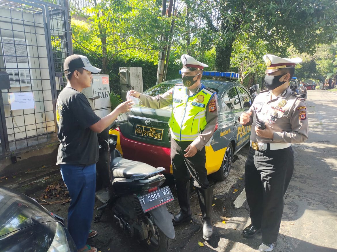 Pelaksanaan Operasi Yustisi Gakplin, Polsek Sukasari Polrestabes Bandung