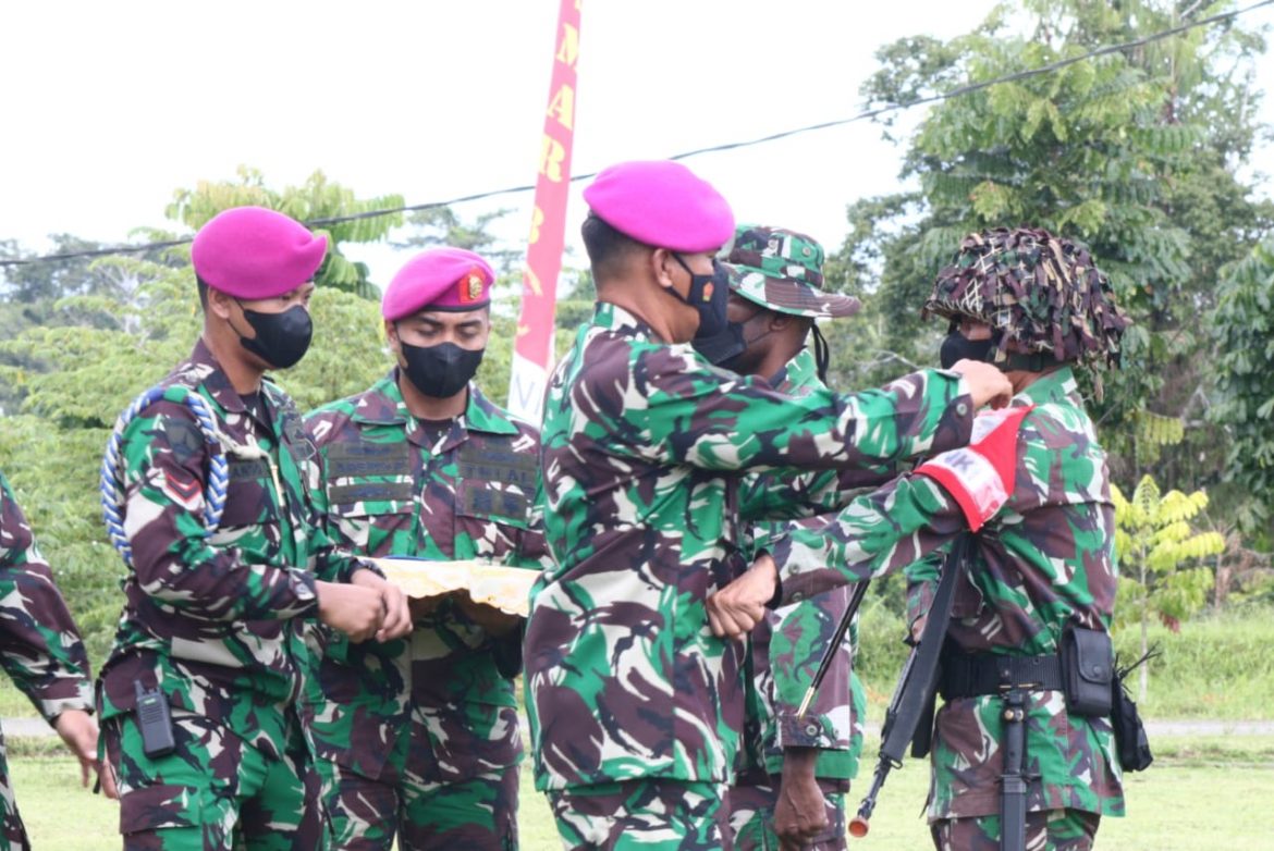 Danbrigif 3 Marinir Dampingi Danpasmar 3 Dalam Penutupan Latihan Operasi Pertempuran Kota