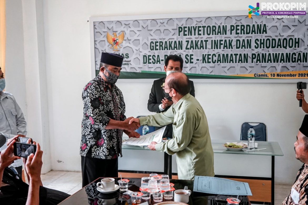 Wabup Ciamis Apresiasi dan Dukung Program Gerakan Cinta Zakat Baznas Ciamis