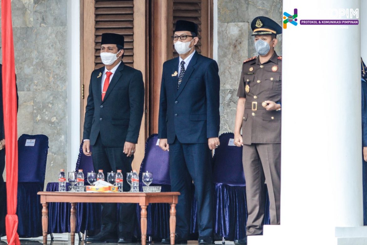 Pimpin Upacara Hari Pahlawan, Bupati Ciamis Sampaikan Amanat Menteri Sosial RI