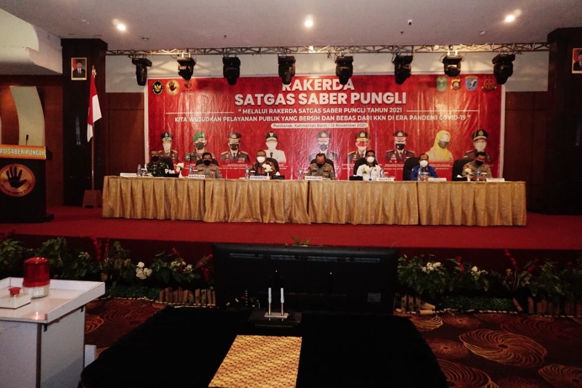 Irwansum Polri Launching Aplikasi E-Sapu Khatulistiwa (Saber Pungli) di Kalimantan Barat