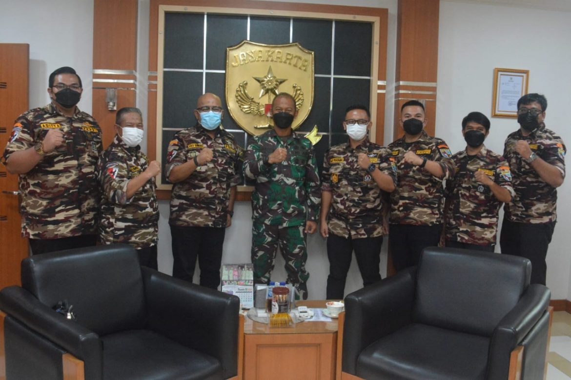Pangdam Jaya Menerima Audiensi Ketua PD IX KB FKPPI DKI Jakarta