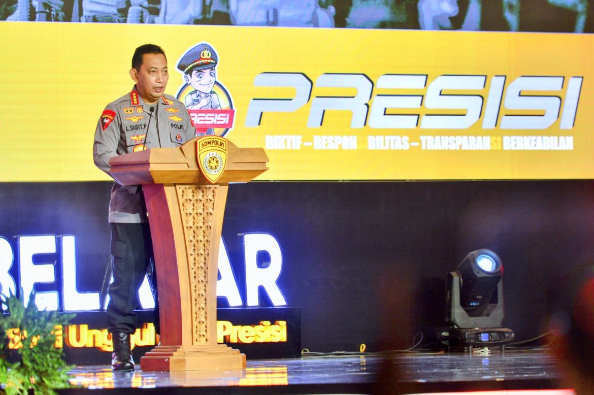 Kapolri: SDM Harus Jadi ‘Koki’ Ciptakan Kompetensi Nilai Etika Personel Yang Diharapkan Dan Dipercaya Masyarakat