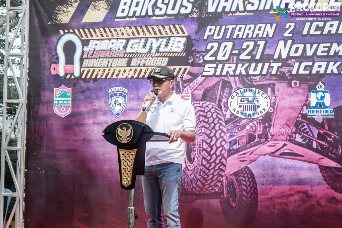 Bupati Ciamis Buka Baksos Jabar Guyub Adventure Offroad Putaran 2 Icakan