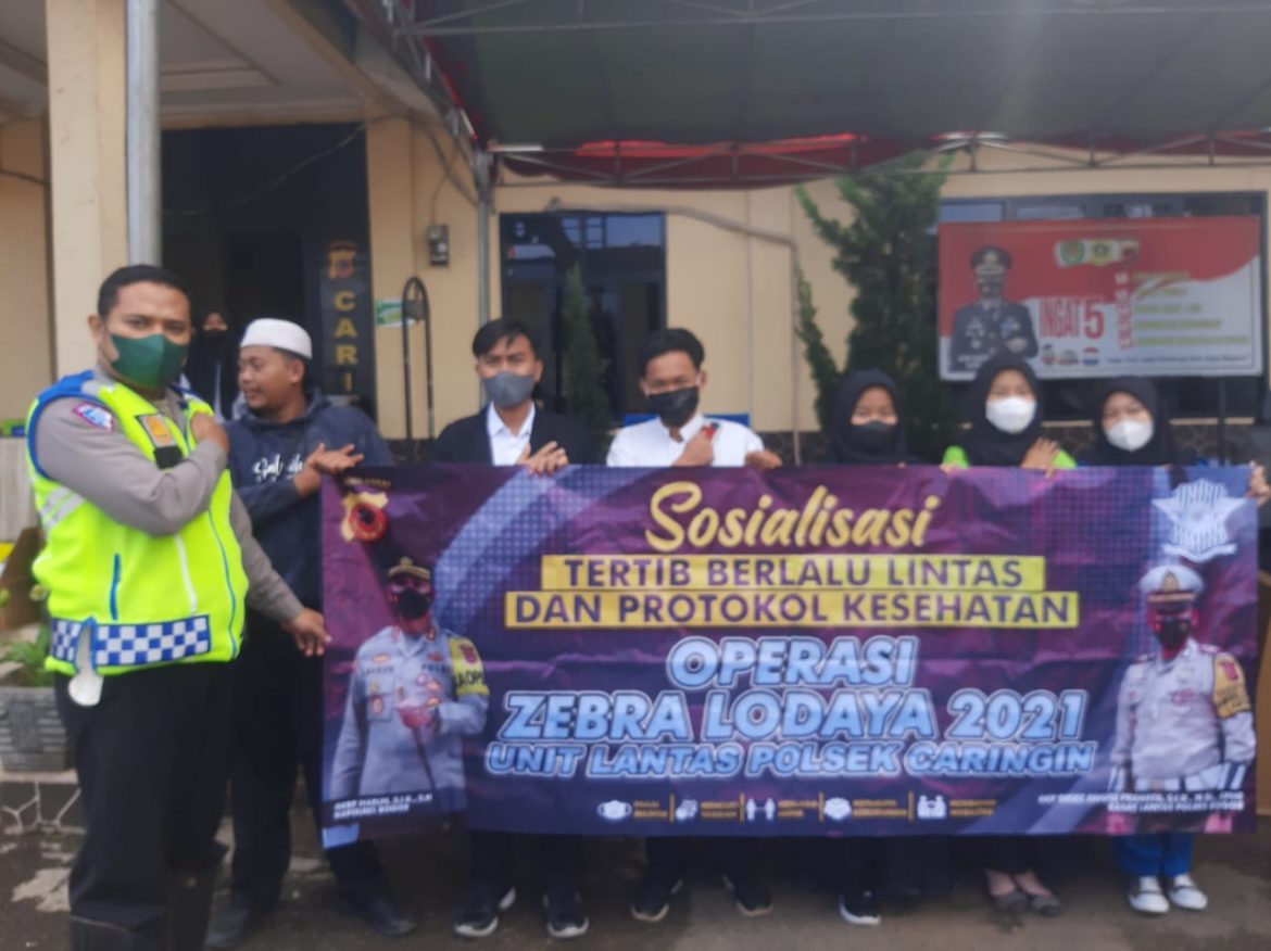 Melalui Ops Zebra Polsek Caringin Ciptakan Berlalu Lintas Yang Nyaman dan Aman