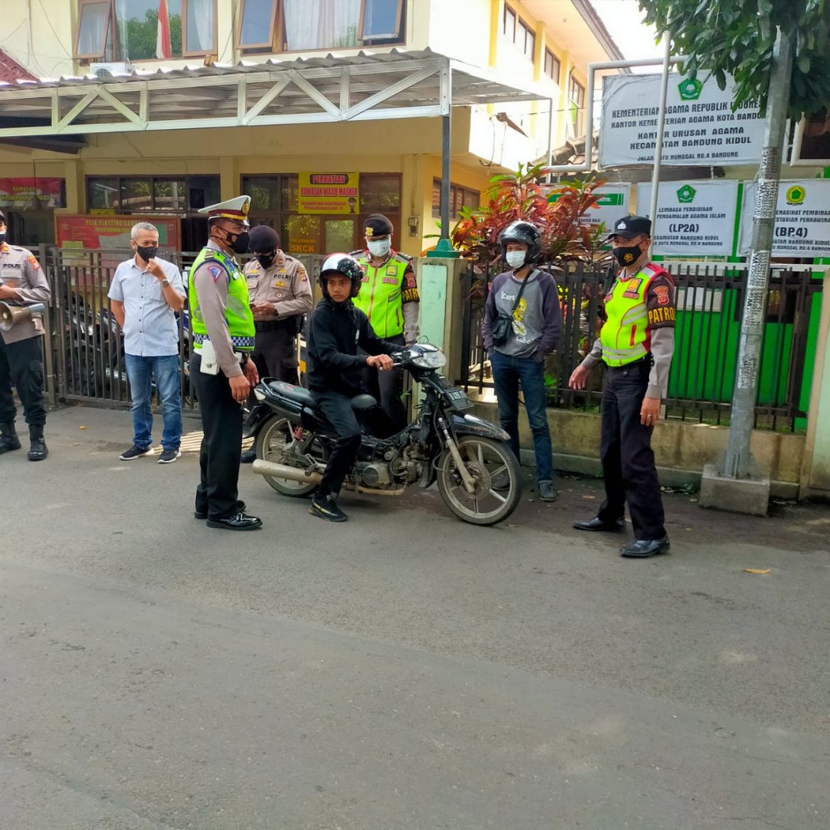 Giat Operasi Yustisi Gakplin Polsek Bandung Kidul