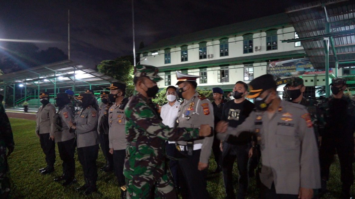 Danrem 061/Sk Pimpin Apel Gabungan TNI-POLRI Wujudkan Kamtimas Antisipasi Reuni 212 Wilayah Bogor