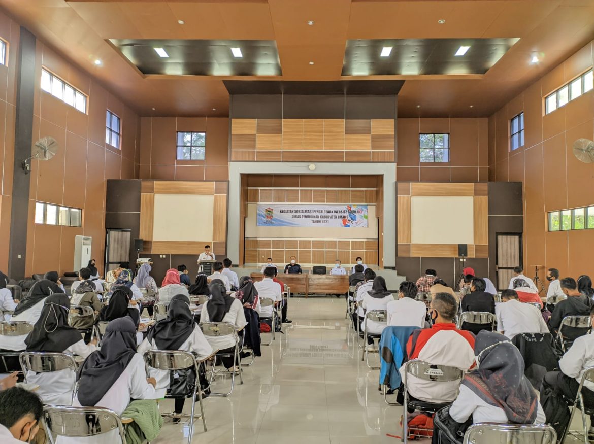 Ratusan Admin Sekolah Ikuti Sosialisasi Pengelolaan Website Sekolah