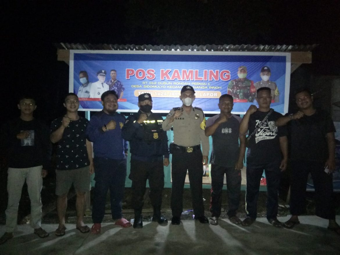 Kandau Ronda, Satbinmas Polres Melawi Sambangi Pos Kamling Gelar Pembinaan dan Silaturahmi Kamtibmas