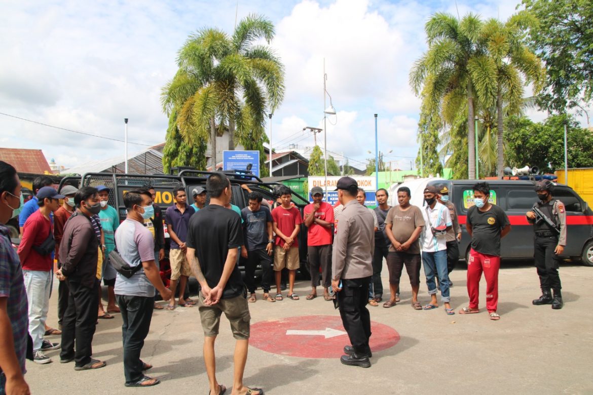 Polda Kalimantan Barat Menggelar Operasi Pekat ll 2021 Penindakan Premanisme