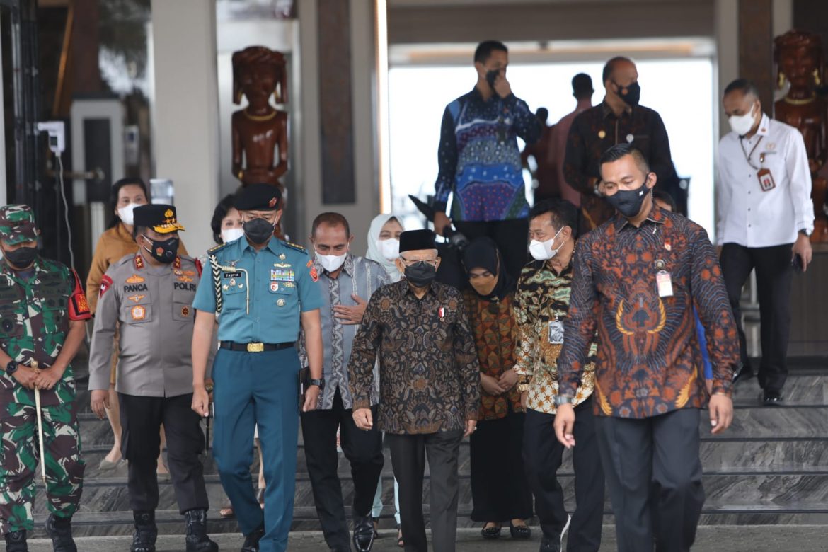 Kapoldasu dan Pangdam Dampingi Wapres Hadiri ISBFE World 2021