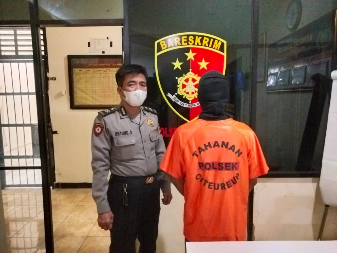 Polsek Citereup Tangkap Pelaku Penusukan Terhadap Seorang Juru Parkir