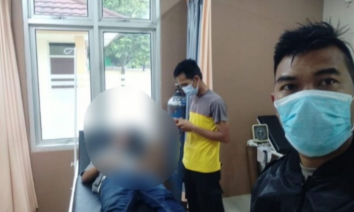 Penemuan Seorang Laki-Laki di Jalan Transyogi Dalam Kondisi Terikat Lakban