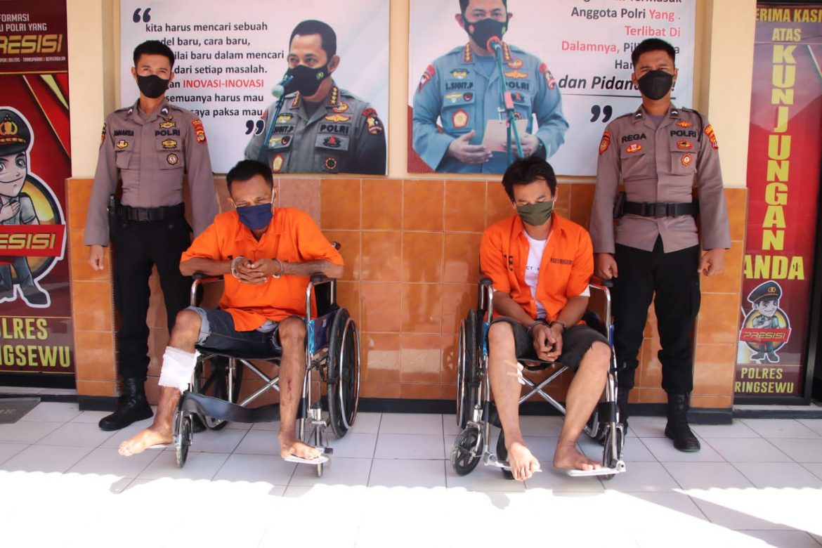 Sat Reskrim Polres Pringsewu Amankan 2 Residivis CURAT Lakukan Tindakan Tegas yang Terukur