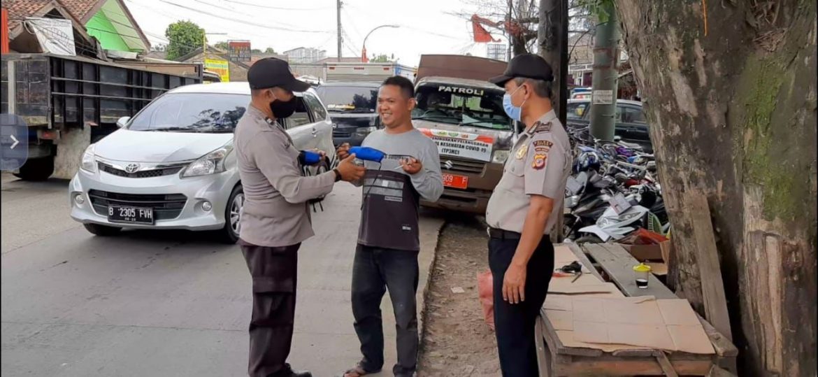 Menjelang Natal dan Tahun Baru Polsek Gunungsindur Melaksanakan Ops Yustisi Gabungan