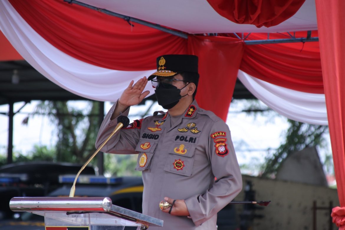 Upacara Penutupan Pendidikan Bintara Polri TA 2021 Kapolda: Jangan Mudah Terjerumus Pergaulan Negatif