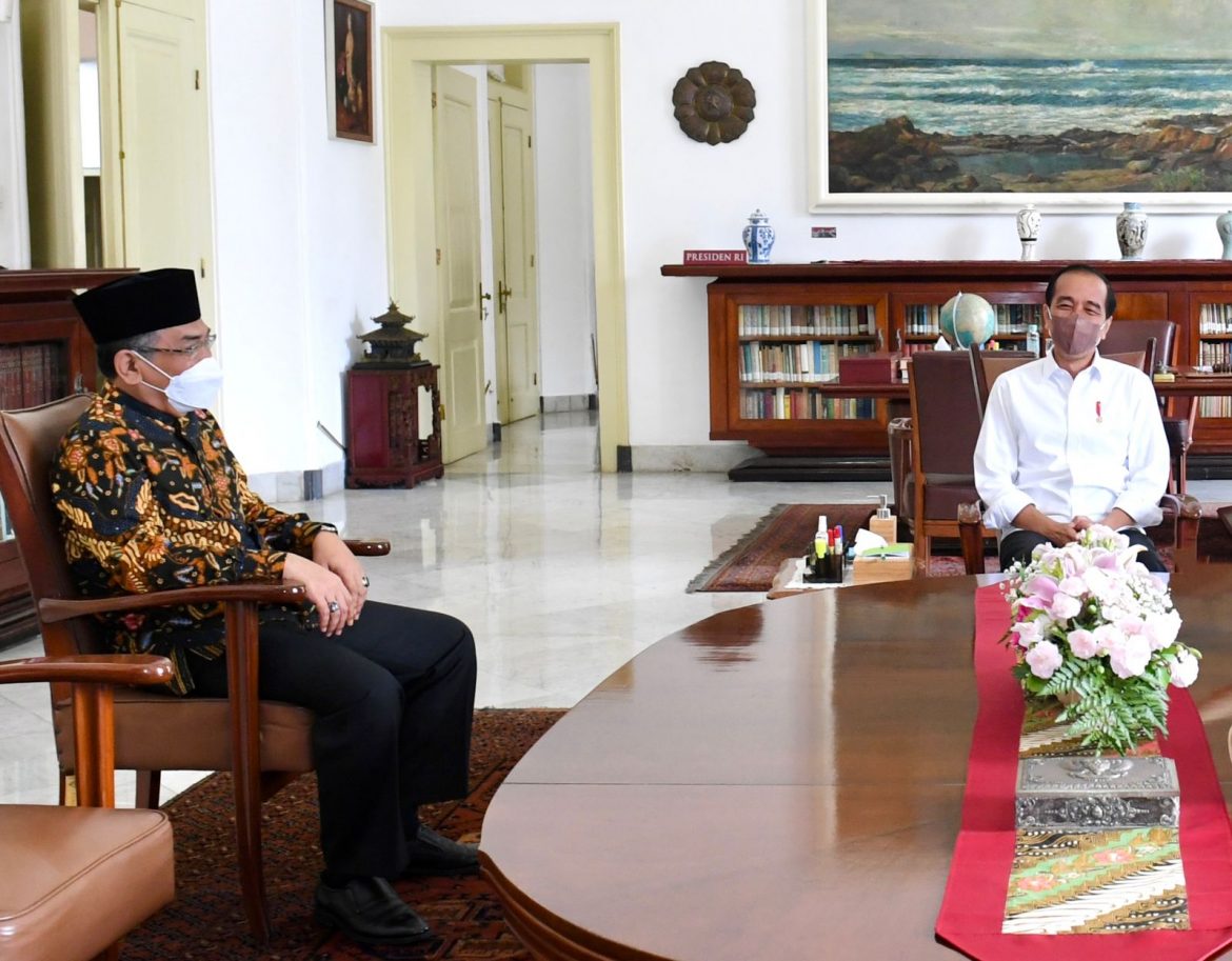 Presiden Jokowi Menerima Ketua Umum PBNU