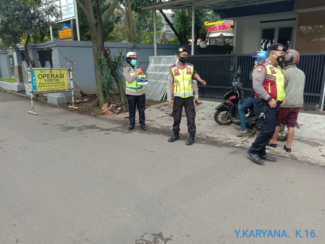 OPS Yustisi Gakplin Polsek Bandung Kidul Polrestabes Bandung