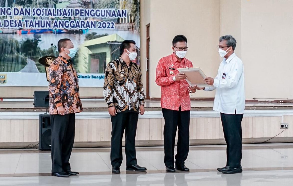 Launching Dana Desa Tahun 2022,Bupati Ciamis :Jangan Sampai Ada Kades Terjerat Hukum