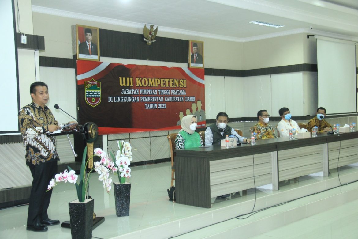 Tingkatkan Kompetensi, Pemkab Ciamis Gelar Ujikom JPTP Tahun 2022