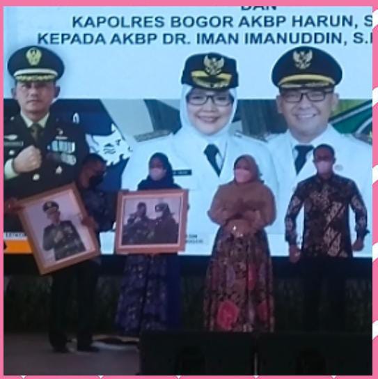 Bupati Bogor Ade Yasin Hadiri Pisah Sambut Kapolres Bogor dan Komandan Kodim 0621 Kabupaten Bogor
